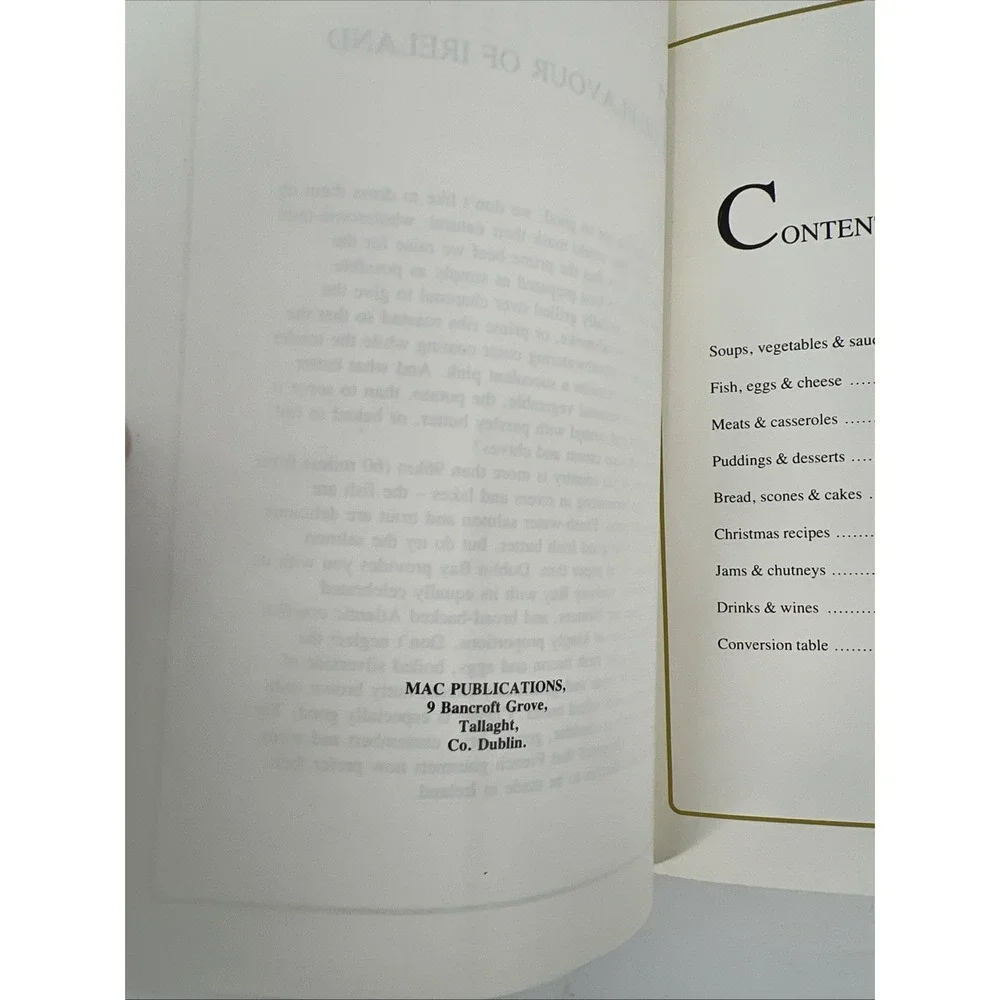 Vintage Cookbook Irish‎ Country Kitchen MAC Publications Dublin Ireland